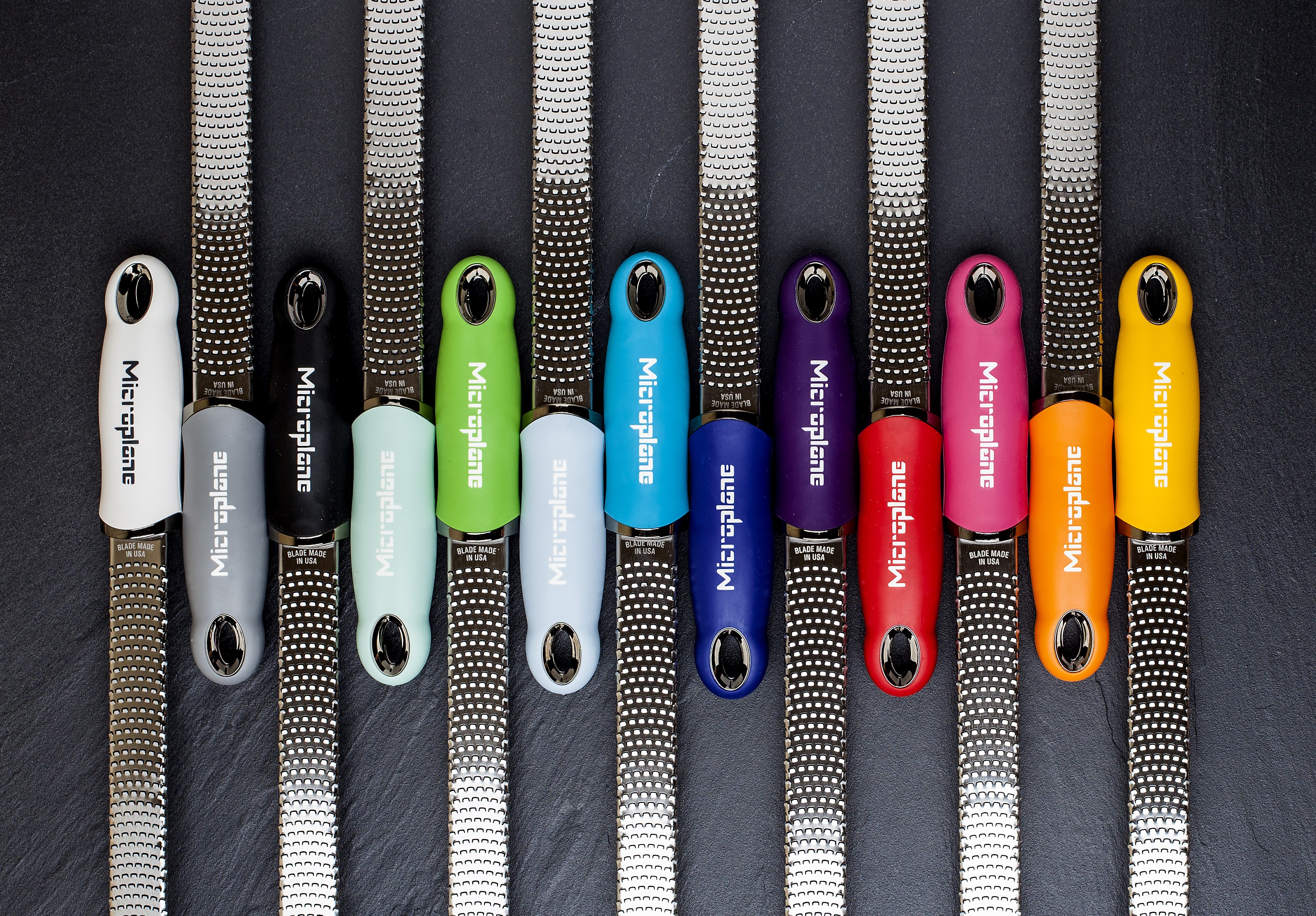 Nerezové strúhadlá Microplane Premium Classic Zester, rôznofarebné
