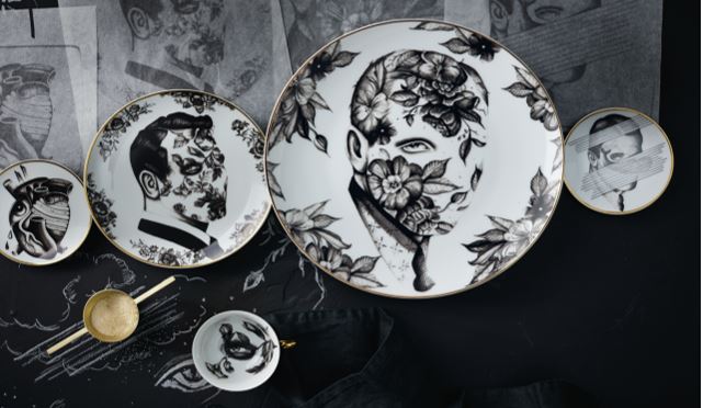 Rosenthal Cilla Marea porcelánové dezertné taniere